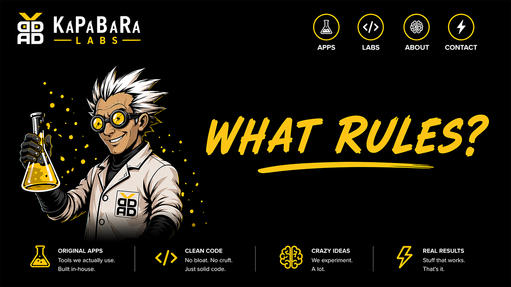 KaPaBaRa - Innovative independent development lab scene